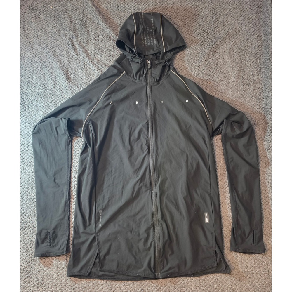 ASRV Tetra-Lite Training Jacket Black Full Zip Hooded DSG-0464 Mens Small